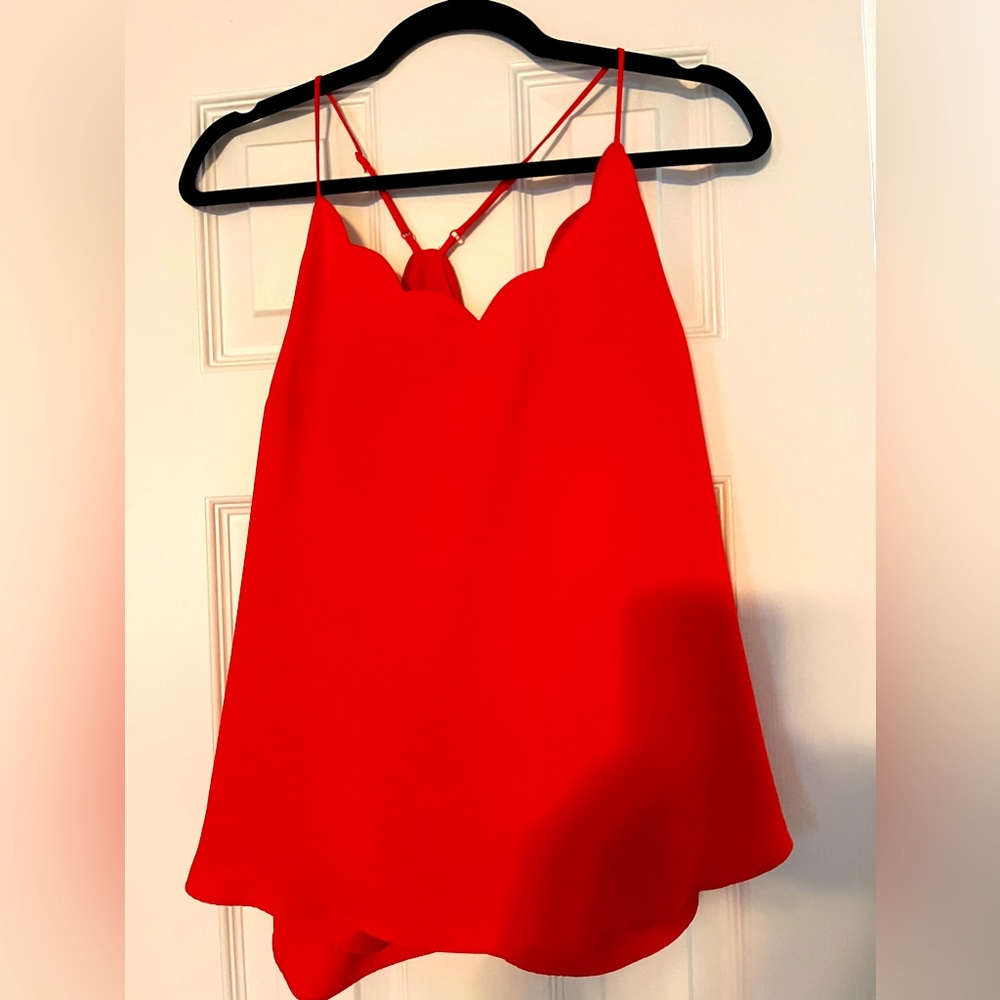 J Crew Scalloped Tank